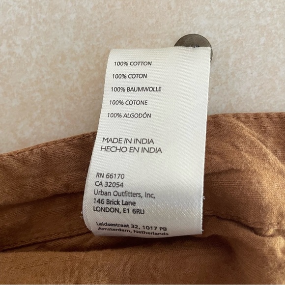 Anthropologie Maeve side slit relaxed brown tunic dress 37833 - Picture 9 of 12